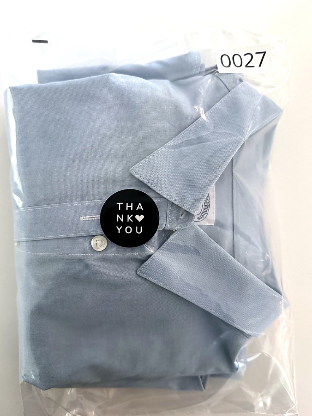 Brooks Brothers 1818 Light Blue Fitted Non-Iron Stretch Button Down Shirt | Size - Picture 8 of 8